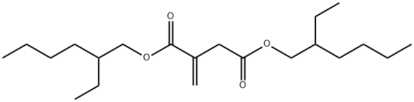 双(2-乙基已基)衣康酸酯, 2287-83-4, 结构式