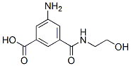 3-amino-5-[[(2-hydroxyethyl)amino]carbonyl]benzoic acid Structure