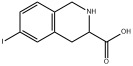 6-IODO-1,2,3,4-TETRAHYDROISOQUINOLINE-3-CARBOXYLIC ACID, 228728-11-8, 结构式