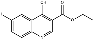 4-羟基-6-碘喹啉-3-羧酸乙酯,228728-23-2,结构式
