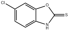 6-氯-2-巯基苯并恶唑 结构式