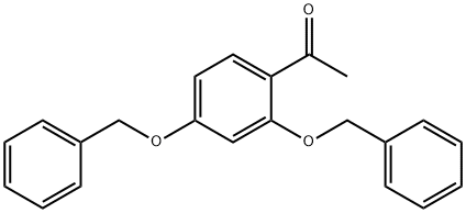 1-(2,4-双(苄氧基)苯基)乙酮 结构式