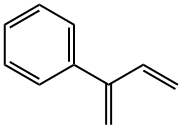 2-フェニル-1,3-ブタジエン 化学構造式