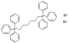 1,6-HEXAMETHYLENEBIS(TRIPHENYLPHOSPHONIUM BROMIDE) Structure