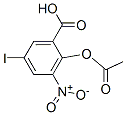 2-Acetyloxy-5-iodo-3-nitrobenzoic acid 结构式