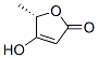 [S,(+)]-4-ヒドロキシ-5-メチル-2(5H)-フラノン 化学構造式