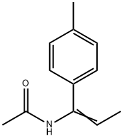 Acetamide,  N-[1-(4-methylphenyl)-1-propenyl]-  (9CI) 结构式