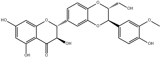 水飞蓟宾 结构式