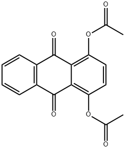 1,4-Diacetoxy-9,10-anthraquinone 结构式