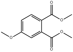 4-甲氧基二甲基邻苯二甲酯, 22895-19-8, 结构式