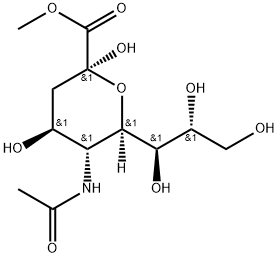 N-乙酰神经氨酸甲酯,22900-11-4,结构式