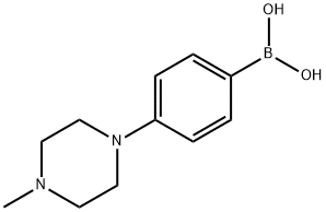 4-(4-Methylpiperazin-1-yl)phenylboronic Acid Struktur