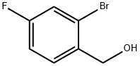 2-ブロモ-4-フルオロベンジルアルコル 化学構造式