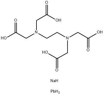 ETHYLENEDIAMINETETRAACETIC ACID DISODIUM LEAD SALT Struktur