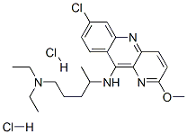 N4-(7-chloro-2-methoxybenzo[b]-1,5-naphthyridin-10-yl)-N1,N1-diethylpentane-1,4-diamine dihydrochloride Structure