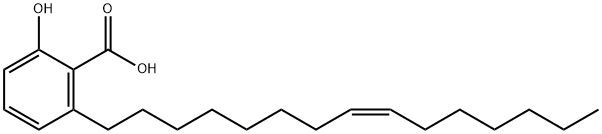 6-[(Z)-8-ペンタデセニル]-2-ヒドロキシ安息香酸 化学構造式