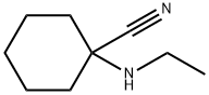1-(エチルアミノ)シクロヘキサンカルボニトリル 化学構造式