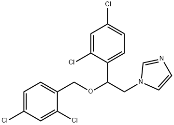 ミコナゾール 化学構造式