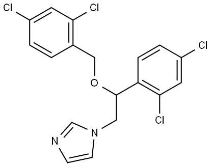 Miconazole Structure