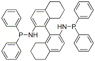 (S)-(-)-2,2'-ビス(N-ジフェニルホスフィノアミノ)-5,5',6,6',7,7',8,8'-オクタヒドロ-1,1'-ビナフチル, MIN. 95% CTH-(S)-BINAMCTH-(S)-BINAM 化学構造式
