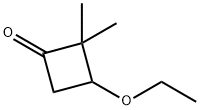 3-乙氧基-2,2-二甲基环丁酮 结构式