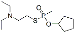 O-cyclopentyl-S-diethylaminoethyl methylphosphonothioate Structure