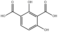 2,4-Dihydroxy-1,3-benzenedicarboxylic acid 结构式