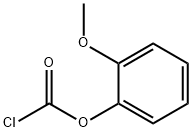 氯甲酸2-甲氧基苯酯 结构式