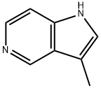 3-メチル-5-アザインドール 化学構造式
