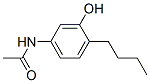 N-(4-butyl-3-hydroxyphenyl)acetamide Structure