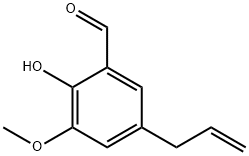 5-アリル-3-メトキシサリチルアルデヒド 化学構造式