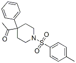 4-acetyl-4-phenyl-1-(p-tolylsulphonyl)piperidine Structure