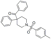 4-benzoyl-4-phenyl-1-(p-tolylsulphonyl)piperidine 结构式