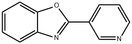 2-(3-ピリジニル)ベンゾオキサゾール 化学構造式