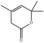 3,6-DIHYDRO-4,6,6-TRIMETHYL-2H-PYRAN-2-ONE Structure