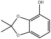 2,2-ジメチル-1,3-ベンゾジオキソール-4-オール 化学構造式