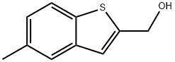 5-メチルベンゾ[B]チオフェン-2-メタノール 化学構造式