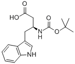 BOC-L-BETA-HOMOTRYPTOPHAN Struktur