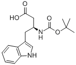 BOC-L-BETA-HOMOTRYPTOPHAN Structure