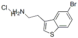 Benzo(b)thiophene-3-ethylamine, 5-bromo-, hydrochloride Struktur