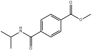 4-(イソプロピルカルバモイル)安息香酸メチル 化学構造式