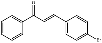 (E)-1-Phenyl-3-(4-bromophenyl)-2-propene-1-one, 22966-09-2, 结构式