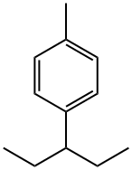 1-(1-エチルプロピル)-4-メチルベンゼン 化学構造式