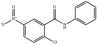 2-クロロ-5-ニトロベンズアニリド 化学構造式