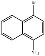 1-アミノ-4-ブロモナフタレン 化学構造式