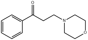 3-吗啉基-1-苯基丙酮 结构式
