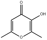 2,6-Dimethyl-5-hydroxy-4H-pyran-4-one 结构式