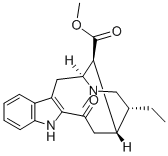 methyl (20alpha)-19,20-dihydro-3-oxovobasan-17-oate Struktur