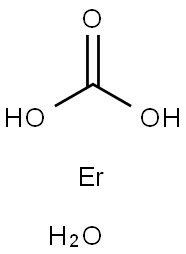 炭酸エルビウムN水和物, 99.9% 化学構造式