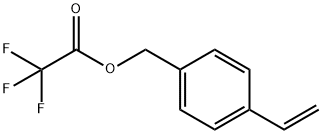 トリフルオロ酢酸4-ビニルベンジル 化学構造式